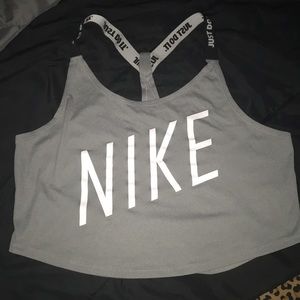 Nike workout crop top